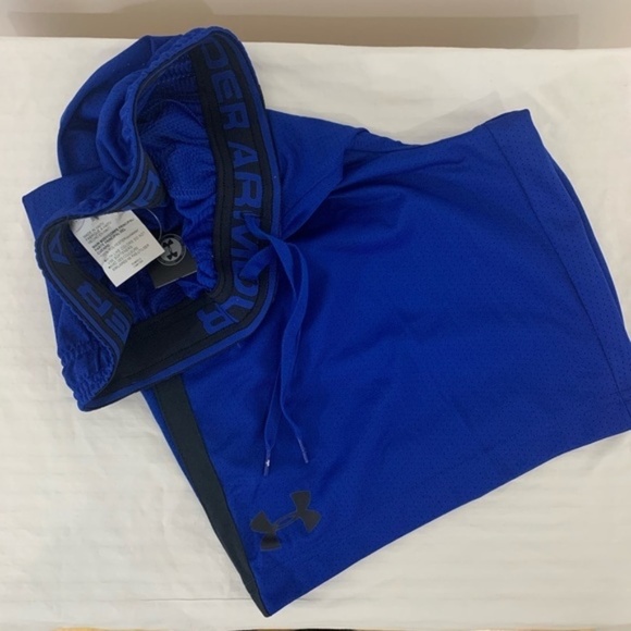 New Men’s Under Armour Active Shorts Blue - Picture 4 of 13
